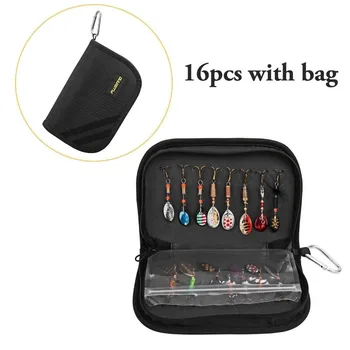 16Pcs/bag Fishing Lures Set Metal Sequins Metal Lures with Barbed Triple Fishing Hooks Artificial Hard Fishing Baits Kit Pesca
16Pcs/bag Fishing Lures Set Metal Sequins Metal Lures with Barbed Triple Fishing Hooks Artificial Hard Fishing Baits Kit Pesca