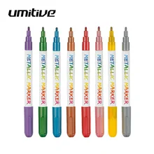 Umitive 8 Colors 3mm Colorful Erasable Metallic Marker Pens Paint Marker Graffiti Multicolor Pen Stationery
Umitive 8 Colors 3mm Colorful Erasable Metallic Marker Pens Paint Marker Graffiti Multicolor Pen Stationery