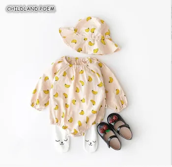 Baby Girl Clothes Spring Summer 2019 Baby Rompers Newborn Baby Clothes Cotton Banana Infant Baby Girls Romper Jumpsuit With Hat
Baby Girl Clothes Spring Summer 2019 Baby Rompers Newborn Baby Clothes Cotton Banana Infant Baby Girls Romper Jumpsuit With Hat