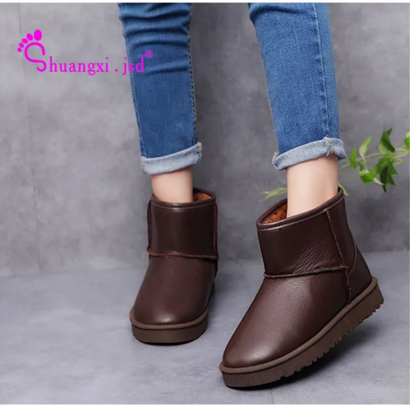 Shuangxi.jsd 2019 Winter Women Boots PU Leather Non-slip Snow Boots Plus Size High Quality Booties Keep Warm Woman Shoes
Shuangxi.jsd 2019 Winter Women Boots PU Leather Non-slip Snow Boots Plus Size High Quality Booties Keep Warm Woman Shoes