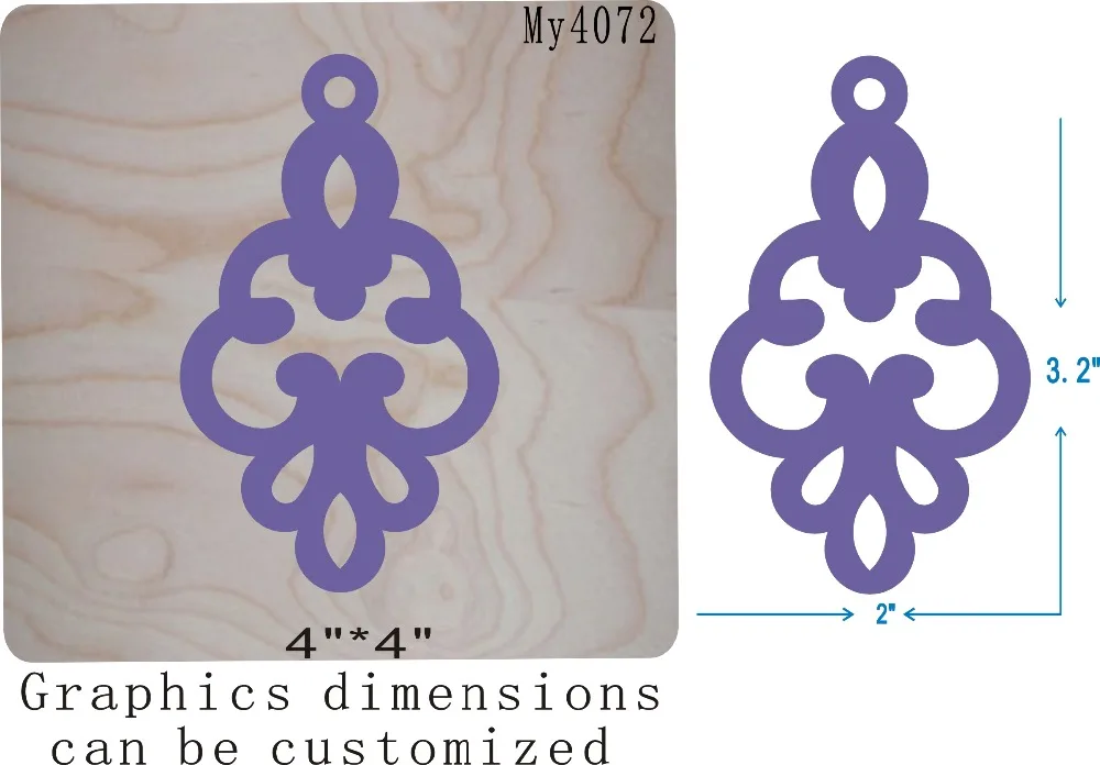 Purple empty earrings- die cut accessories wooden die Regola Acciaio Die Misura / MY
Purple empty earrings- die cut accessories wooden die Regola Acciaio Die Misura / MY