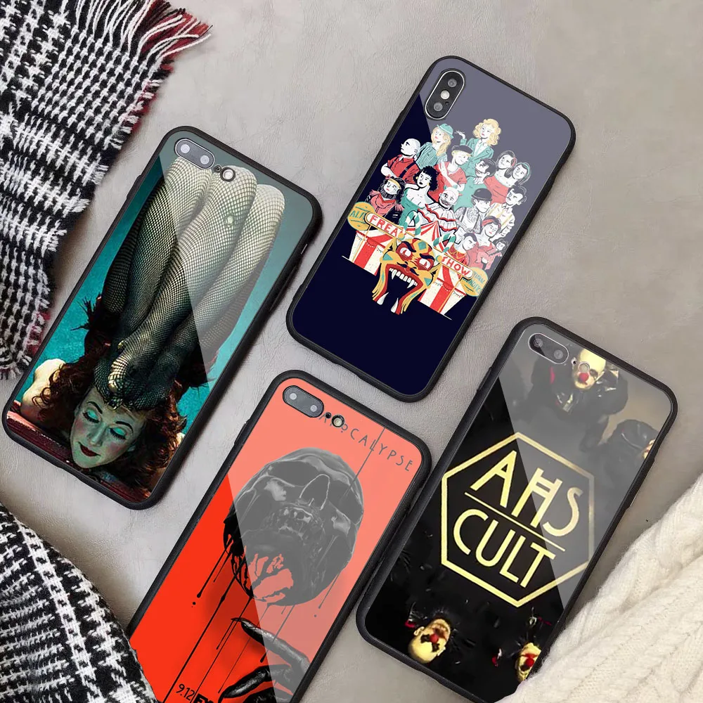 TV American Horror Story Tempered Glass Phone Case For iPhone 6 6plus 7 plus 8 8plus 5 5S 5C SE X XS XR XS Max
TV American Horror Story Tempered Glass Phone Case For iPhone 6 6plus 7 plus 8 8plus 5 5S 5C SE X XS XR XS Max