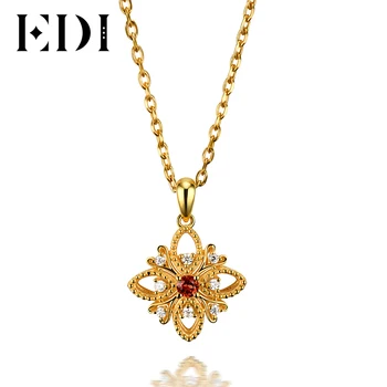 EDI European 3mm Natural Garnet Engagement Pendant For Women Star Style 925 Sterling Silver Necklace Trend Fine Jewelry
EDI European 3mm Natural Garnet Engagement Pendant For Women Star Style 925 Sterling Silver Necklace Trend Fine Jewelry