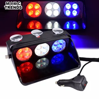 12 LED Car Police Strobe Flash Light 12V Dash Windshield Auto Emergency Warning 10 Flashing Fog Lights With Power off Memory
12 LED Car Police Strobe Flash Light 12V Dash Windshield Auto Emergency Warning 10 Flashing Fog Lights With Power off Memory