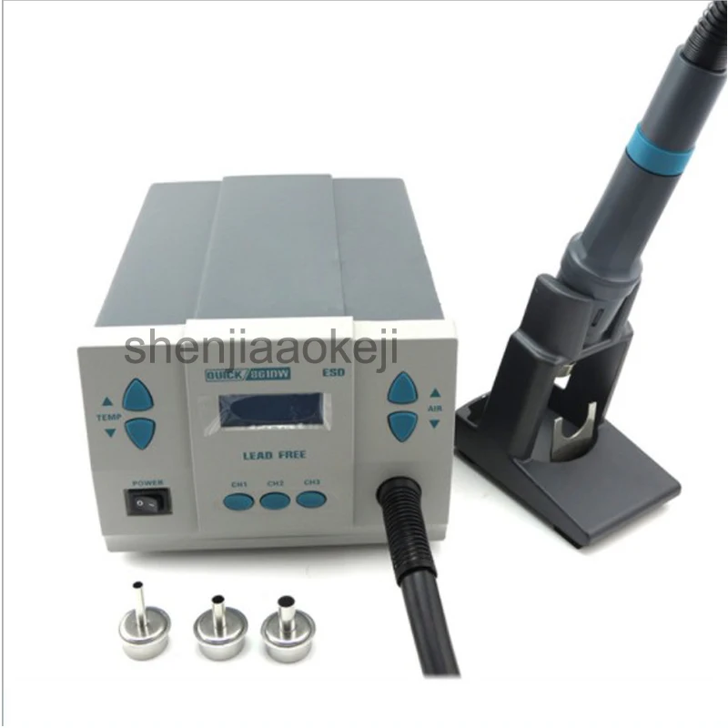 Lead-free hot air gun soldering station Heat gun digital hot air gun Adjustable air flow 861DW desoldering station 220V 1000W
Lead-free hot air gun soldering station Heat gun digital hot air gun Adjustable air flow 861DW desoldering station 220V 1000W