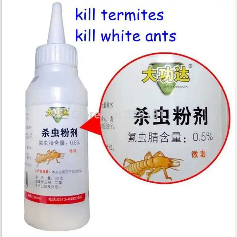 Powerful TERMITE Killing , Fipronil kill ants bait new arrival powder killing termites ultrasonic insect repeller free shipping
Powerful TERMITE Killing , Fipronil kill ants bait new arrival powder killing termites ultrasonic insect repeller free shipping