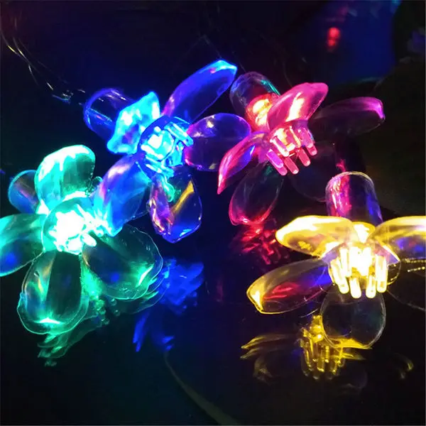 7M Solar powered fairy String Light Peach Flower Cherry Blossom shaped 22ft 50LED f/Xmas Wedding Garden Outdoor party tree decor
7M Solar powered fairy String Light Peach Flower Cherry Blossom shaped 22ft 50LED f/Xmas Wedding Garden Outdoor party tree decor