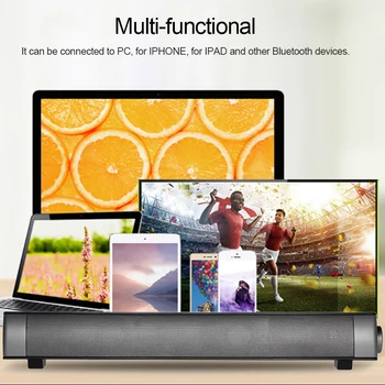 Wireless Bluetooth Speakers Soundbar Home Theater BT4.0 for PC Mobile Phone IPAD Dual 10W Drivers Stereo Surround Sound
Wireless Bluetooth Speakers Soundbar Home Theater BT4.0 for PC Mobile Phone IPAD Dual 10W Drivers Stereo Surround Sound