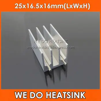 WE DO HEATSINK 8pcs 25x16.5x16mm DIY Aluminum Radiation Heatsink TO220 With M3 Screw Hole
WE DO HEATSINK 8pcs 25x16.5x16mm DIY Aluminum Radiation Heatsink TO220 With M3 Screw Hole
