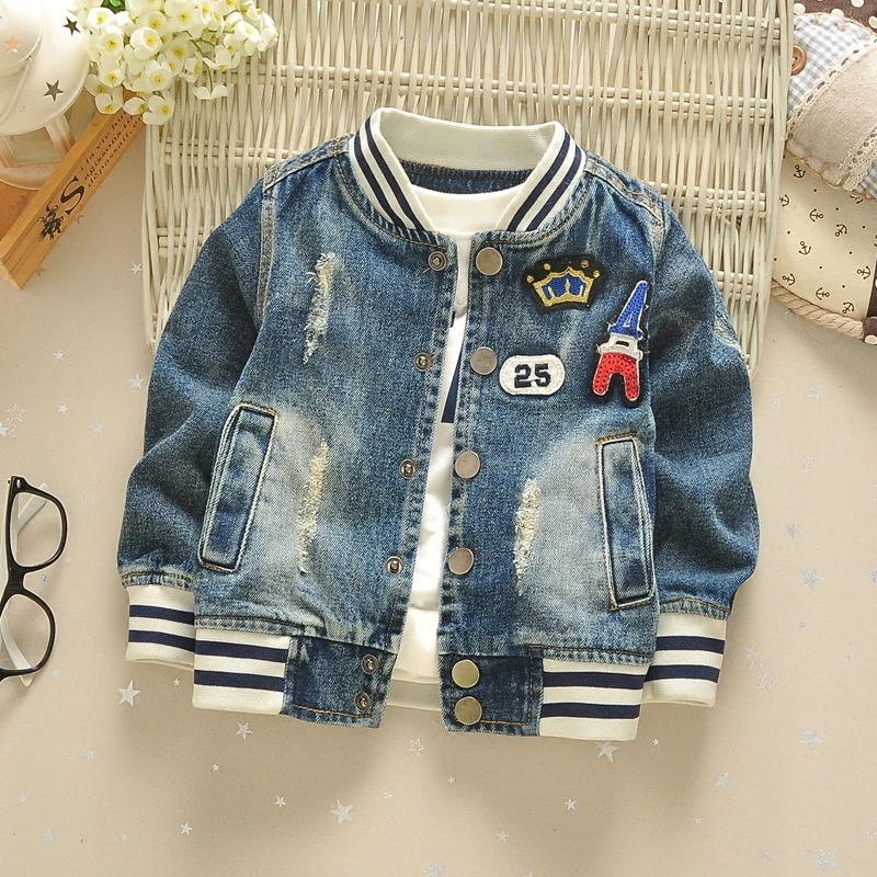 Children's cartoon leisure coat boys cotton jean jacket in the spring and autumn season coat
Children's cartoon leisure coat boys cotton jean jacket in the spring and autumn season coat