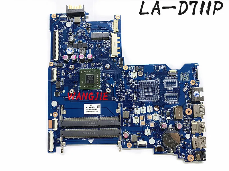 Материнская плата для ноутбука HP 15-BA009DX 15-BA 854965-601 854965-501 854965-001 BDL51 технические