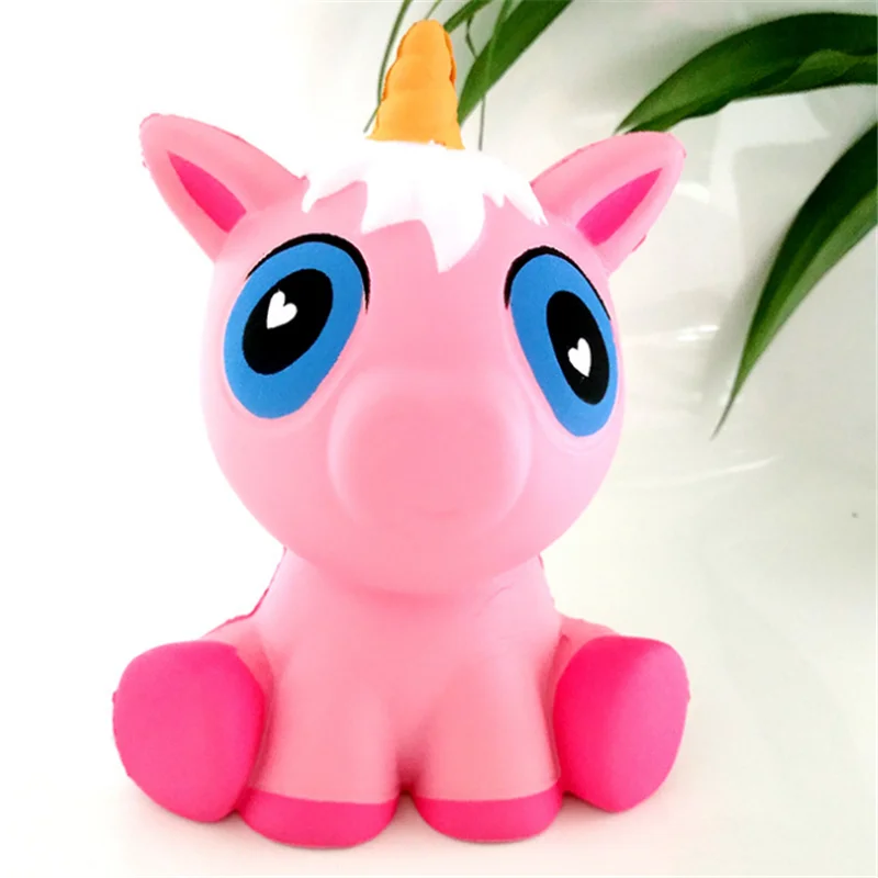 

Anti-stress Pegasus PU Squishy Slow Rising Unicorn Squishi Squeeze Squishes Lanyard for all SmartPhone Mobile Phone Straps