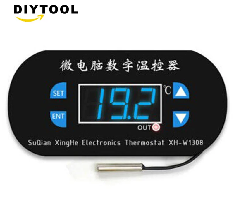 W1308 thermoregulator blue LED display Digital Temperature Controller switch -55-120 C with Sensor probe
W1308 thermoregulator blue LED display Digital Temperature Controller switch -55-120 C with Sensor probe