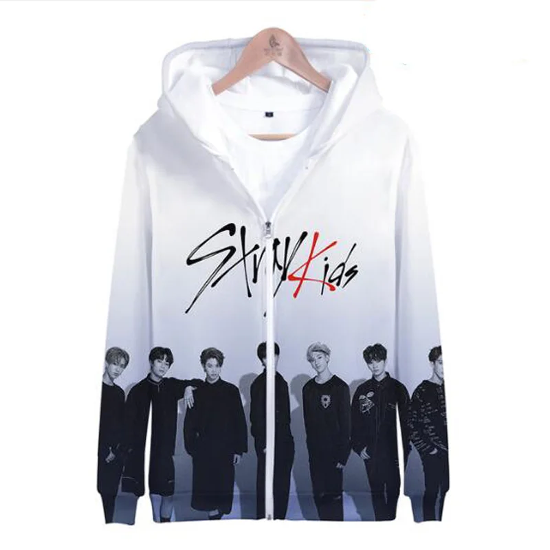 Moletom KPOP Stray Kids Women Hoodies Sweatshirts Straykids MINHO WOOJIN CHANGBIN FELIX Long Sleeve Fleece Zipper Hooded Jacket
Moletom KPOP Stray Kids Women Hoodies Sweatshirts Straykids MINHO WOOJIN CHANGBIN FELIX Long Sleeve Fleece Zipper Hooded Jacket
