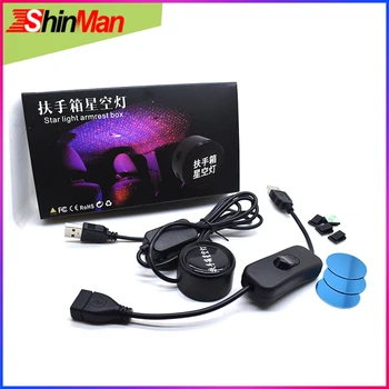 ShinMan Super Cool USB Car Armrest box Starlight interior light Laser projector lamp Decorative Atmosphere light For All Car
ShinMan Super Cool USB Car Armrest box Starlight interior light Laser projector lamp Decorative Atmosphere light For All Car
