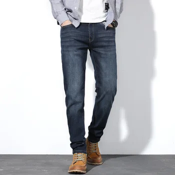 Autumn 2020 Men's Jeans Business Fashion Straight Loose Blue Stretch Denim Trousers Classic Men Plus Size28 -44 46 48
Autumn 2020 Men's Jeans Business Fashion Straight Loose Blue Stretch Denim Trousers Classic Men Plus Size28 -44 46 48