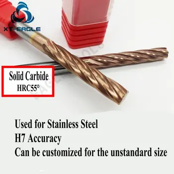 6T 19x50x100 HRC55degree Solid Carbide Spiral Flute Straight Shank Machine Reamer H7 Accuracy
6T 19x50x100 HRC55degree Solid Carbide Spiral Flute Straight Shank Machine Reamer H7 Accuracy