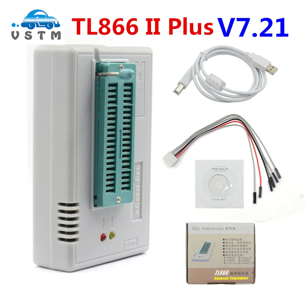 Original New TL866II V8.51 Universal Minipro Programmer+28 Adapters+Test Clip+1.8V Adapter TL866 AVR PIC Bios V8.21 TL866II Plus
Original New TL866II V8.51 Universal Minipro Programmer+28 Adapters+Test Clip+1.8V Adapter TL866 AVR PIC Bios V8.21 TL866II Plus