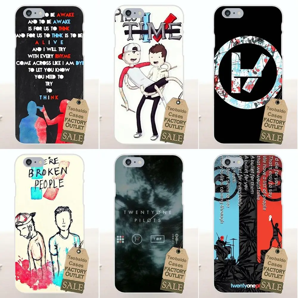Мягкий чехол для Apple iPhone X 4 4S 5 5C SE 6 6S 7 8 Plus LG G4 G5 G6 K4 K7 K8 K10 Music Band 21 Twenty One Pilots |