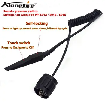 AloneFire Intelligent Remote Pressure Switch/bulb Controller For 501B WF-501B LED Tactical Flashlight Torch Light,Tail Switch
AloneFire Intelligent Remote Pressure Switch/bulb Controller For 501B WF-501B LED Tactical Flashlight Torch Light,Tail Switch