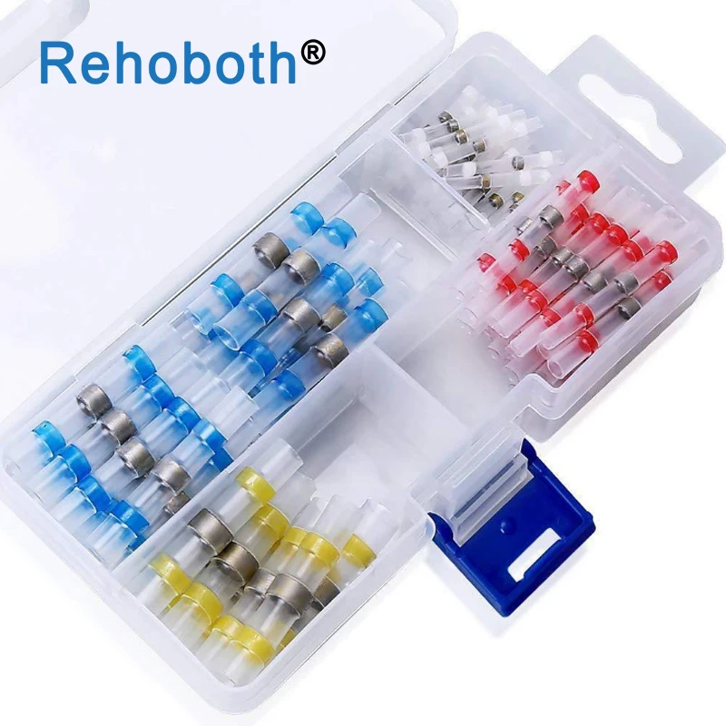 100pcs Shrinkage Solder Sleeve Heat Shrink Tube Butt Terminal Wire Splice Connector With Box 4 Colors
100pcs Shrinkage Solder Sleeve Heat Shrink Tube Butt Terminal Wire Splice Connector With Box 4 Colors