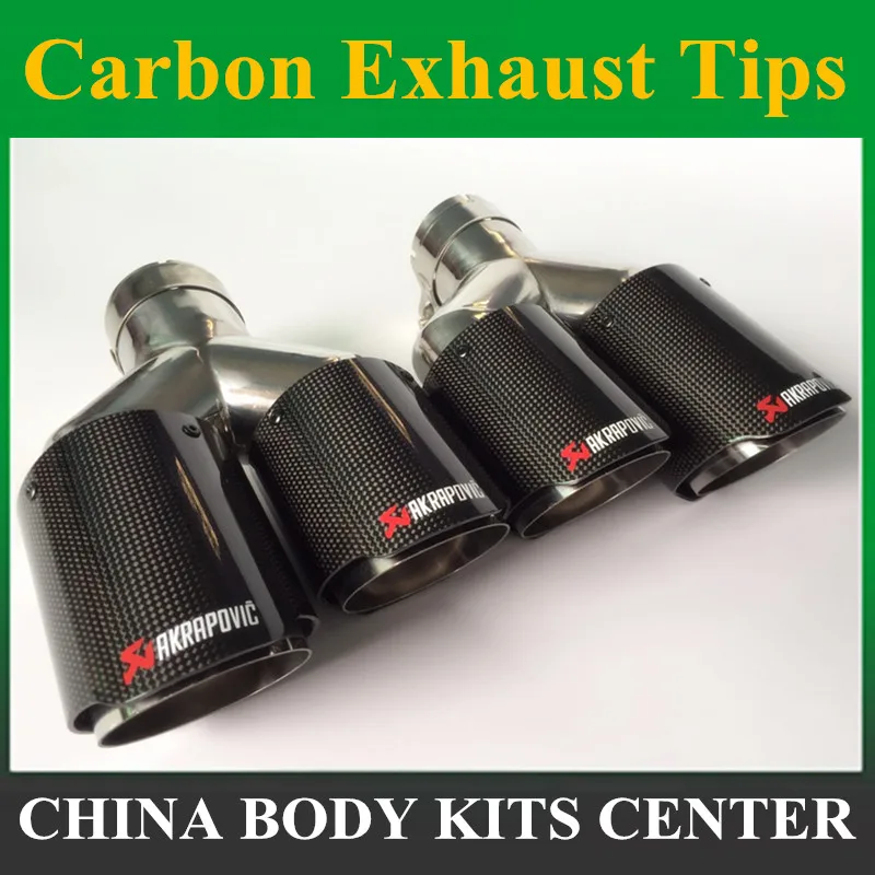 One Piece Y Model Akrapovic Carbon Exhausts Dual End Tips for BMW BENZ AUDI VW Exhaust Dual Muffler Pipes Tail Tips 
One Piece Y Model Akrapovic Carbon Exhausts Dual End Tips for BMW BENZ AUDI VW Exhaust Dual Muffler Pipes Tail Tips