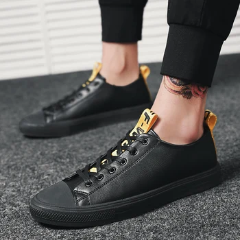 GOODRSSON Casual Shoes Men Solid Flats PU Vamp Breathable Lace Up Outdoor Casual Sports Shoes Men Fashion Shoes Jogging Shoes
GOODRSSON Casual Shoes Men Solid Flats PU Vamp Breathable Lace Up Outdoor Casual Sports Shoes Men Fashion Shoes Jogging Shoes
