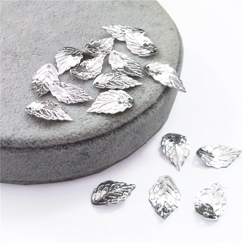 Copper Silver Leaves Beads Accessories Leaf Pendants Gold Color Plated Tree Leaf Connectors For Jewelry Making 18*10mm 50Pcs/Lot
Copper Silver Leaves Beads Accessories Leaf Pendants Gold Color Plated Tree Leaf Connectors For Jewelry Making 18*10mm 50Pcs/Lot