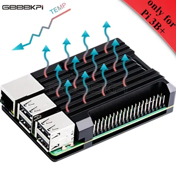 GeeekPi Original Raspberry Pi 3B+ Version Armor Case Aluminium Alloy Metal Heatsink Case for Raspberry Pi 3B Plus (Not Include)
GeeekPi Original Raspberry Pi 3B+ Version Armor Case Aluminium Alloy Metal Heatsink Case for Raspberry Pi 3B Plus (Not Include)