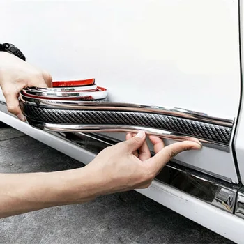 Side Protector Edge Car Carbon Fiber silver Anti-Collision Strip Door 3cmx1m Replacement SUV Durable Practical
Side Protector Edge Car Carbon Fiber silver Anti-Collision Strip Door 3cmx1m Replacement SUV Durable Practical