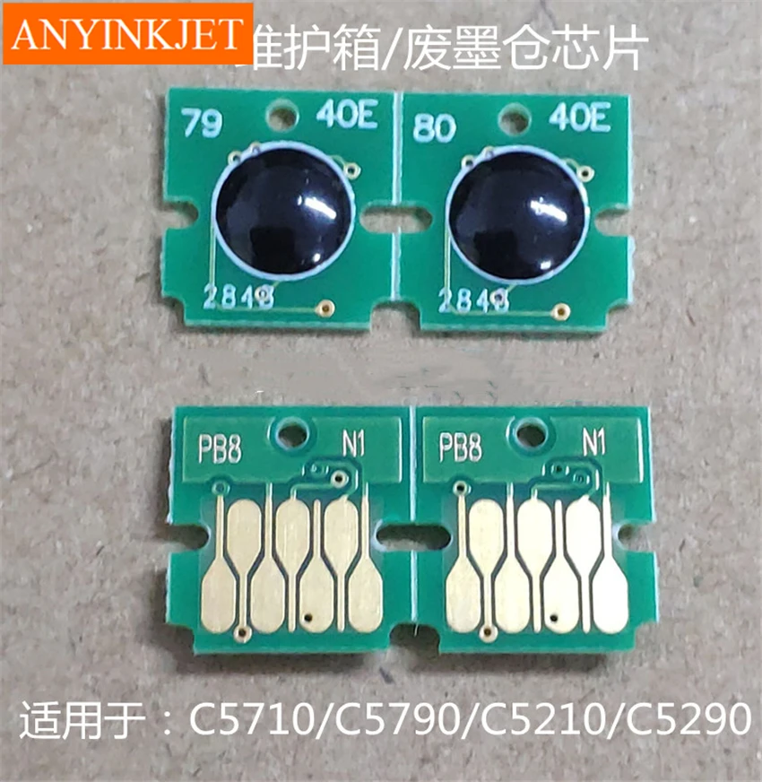 Чип резервуара для чернил T671600, T6716 для обслуживания принтера Epson Force Pro WF-C5210, WF-C5710, WF-C5790, WF-C5290
Чип резервуара для чернил T671600, T6716 для обслуживания принтера Epson Force Pro WF-C5210, WF-C5710, WF-C5790, WF-C5290