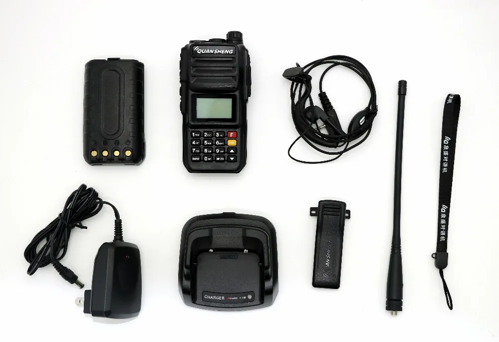 Quansheng TG UV2 плюс рация УКВ двухдиапазонный 10 Вт 200CH Портативный cb радио трансивер с