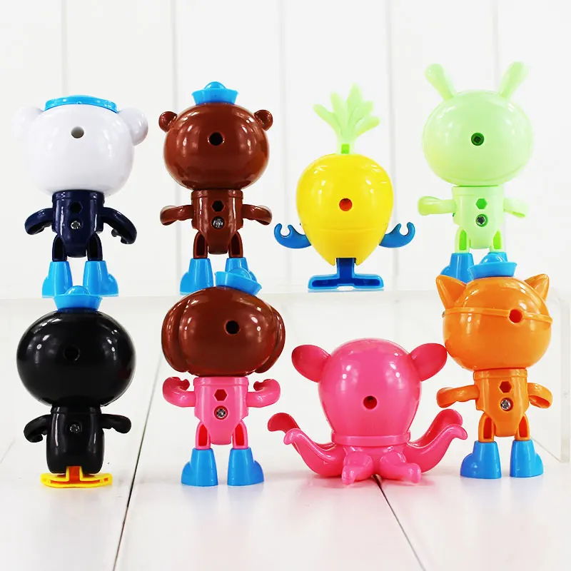 8 шт./компл. фигурки Octonauts песо капитан Барнакл квази шеллингтон Даши Tweak Inkling octonauts