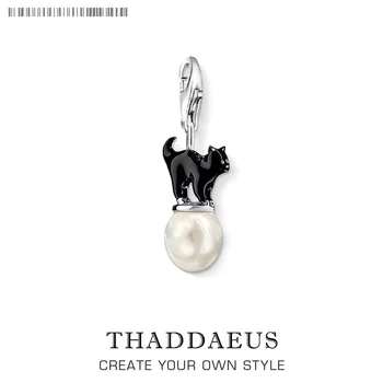 Cute Female Valentine's Day Gift Jewelry Black Cat with 2020 New Pearl Pendant 925 Sterling Silver Charm Fit Bracelet for Women
Cute Female Valentine's Day Gift Jewelry Black Cat with 2020 New Pearl Pendant 925 Sterling Silver Charm Fit Bracelet for Women