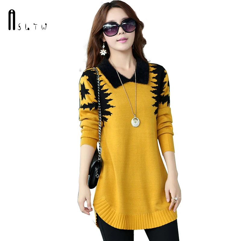 ASLTW Women's Sweater New Autumn Casual Jumper High Quality Long Sleeve Pullover Knitwear Fashion Lapel Sweater Women
ASLTW Women's Sweater New Autumn Casual Jumper High Quality Long Sleeve Pullover Knitwear Fashion Lapel Sweater Women