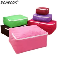 Donbook 1PC Non-woven Fabric Storage Bags for Quilt Folding Clothes Storage Organizer for Clothing XS-XXL A198 image
