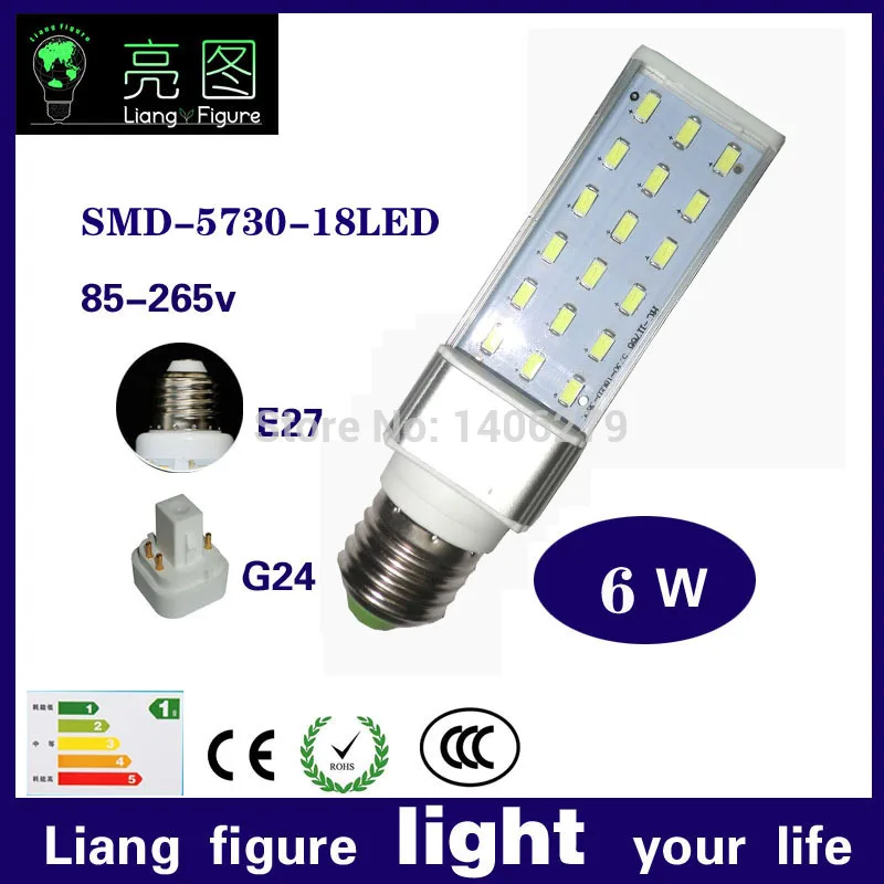 E27 G24 6W LED Corn Horizontal Light LED Bulb18beads Lamp Light AC85-265V LED indoor lamp
E27 G24 6W LED Corn Horizontal Light LED Bulb18beads Lamp Light AC85-265V LED indoor lamp