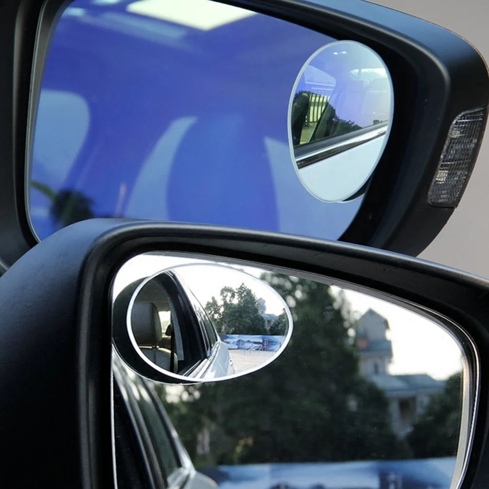 Pair of Egg Shape Blind Spot Mirrors Frameless 360 Degree Rotate + Sway Adjustabe HD Glass Convex Wide Angle Rear View Car Stick
Pair of Egg Shape Blind Spot Mirrors Frameless 360 Degree Rotate + Sway Adjustabe HD Glass Convex Wide Angle Rear View Car Stick