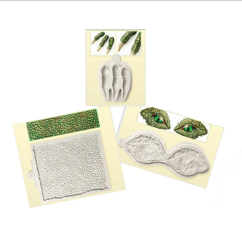 Dinosaur 's Eye Skin Claw Candy Cake Fondant Silicone Mold Soap Baking Molds DIY Cake Wedding Decoration Tools
Dinosaur 's Eye Skin Claw Candy Cake Fondant Silicone Mold Soap Baking Molds DIY Cake Wedding Decoration Tools