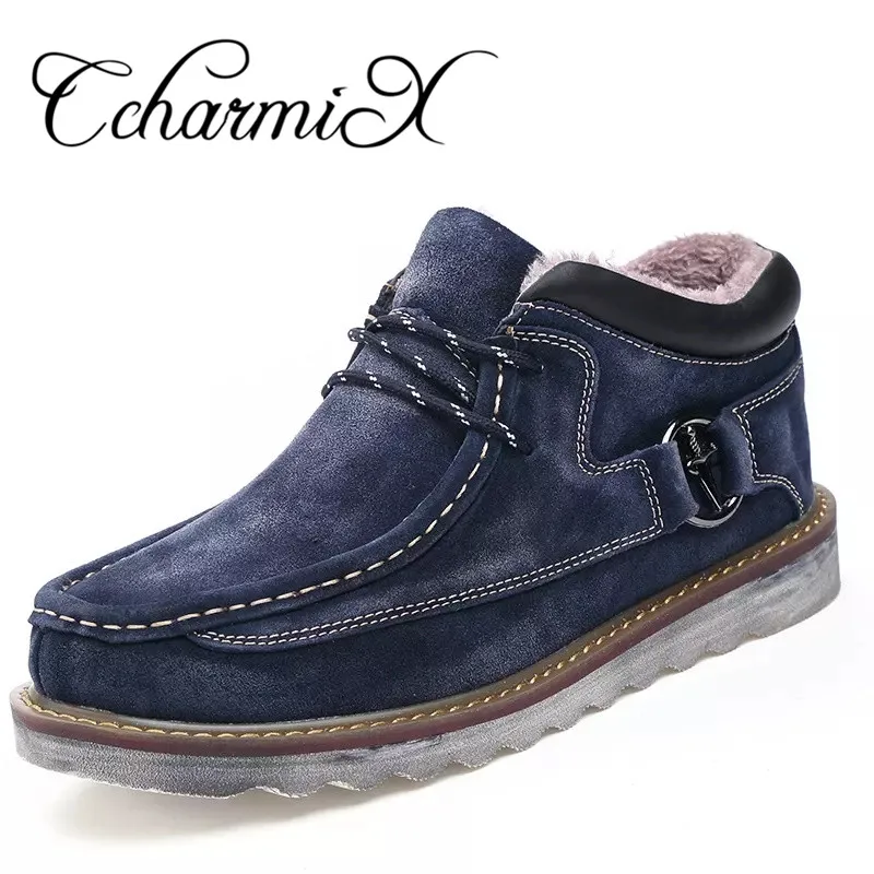 CcharmiX Men Safety Working Boots Cow Suede Winter Autumn Mens Snow Boots Genuine Leather Luxury Male Warm Ankle Botas Big Size
CcharmiX Men Safety Working Boots Cow Suede Winter Autumn Mens Snow Boots Genuine Leather Luxury Male Warm Ankle Botas Big Size
