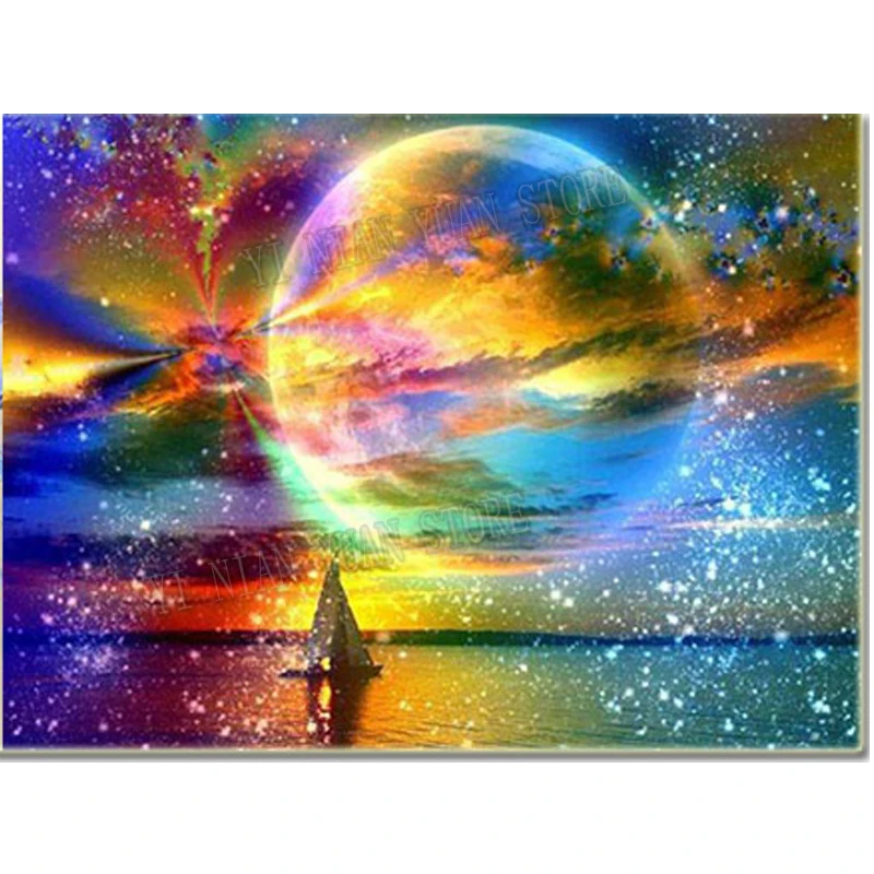 landscape Diamond Embroidery Moonlight & Color Starry Sky 5d Diy Diamond Painting Full Drill Resin Mosaic Handmade Pasted Decor
landscape Diamond Embroidery Moonlight & Color Starry Sky 5d Diy Diamond Painting Full Drill Resin Mosaic Handmade Pasted Decor