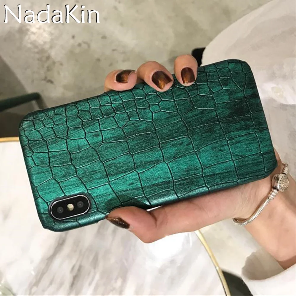 Luxury Hard PC Back Shell Case for iPhone X XS MAX XR 6 6S 7 8 Plus Half Wrapped Phone Cover Retro Crocodile Pattern
Luxury Hard PC Back Shell Case for iPhone X XS MAX XR 6 6S 7 8 Plus Half Wrapped Phone Cover Retro Crocodile Pattern