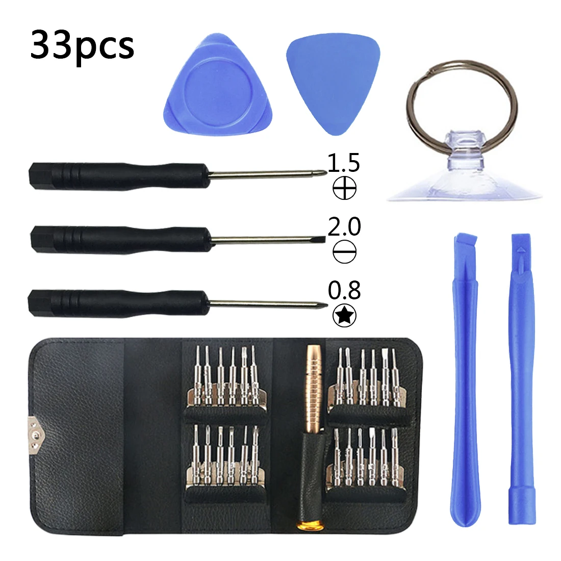 Disassemble Tools 33 in 1 Torx Screwdriver Set Repair Tool Kit For Mobile Phone Tablet PC Opening Tools Hand Tools Set
Disassemble Tools 33 in 1 Torx Screwdriver Set Repair Tool Kit For Mobile Phone Tablet PC Opening Tools Hand Tools Set