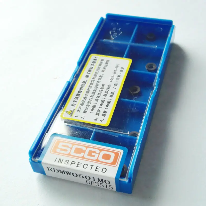 SCGO RDMW0501 GP3515 small milling carbide inserts for indexable end milling cutter CNC machine
SCGO RDMW0501 GP3515 small milling carbide inserts for indexable end milling cutter CNC machine