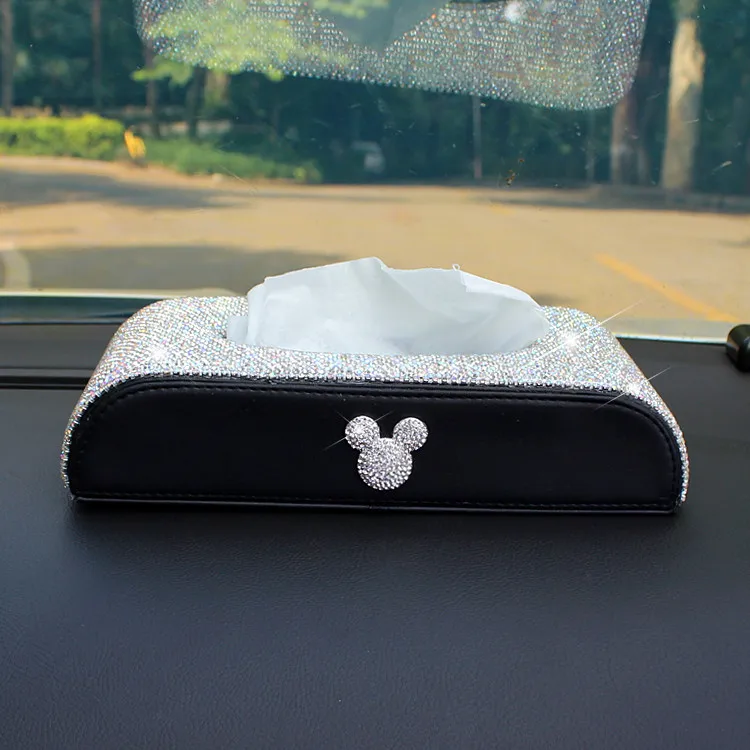 Cartoon Car Tissue Box Rhinestone Crystal Auto Tissue Holder Block-type Tissue Box Car Styling Cartoon Diamante Bling Cover
Cartoon Car Tissue Box Rhinestone Crystal Auto Tissue Holder Block-type Tissue Box Car Styling Cartoon Diamante Bling Cover