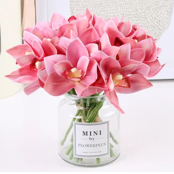 6 Head Artificial Flowers Cymbidium Small Floral Home Living Room Table Decoration Props Flower Wedding Accessories
6 Head Artificial Flowers Cymbidium Small Floral Home Living Room Table Decoration Props Flower Wedding Accessories