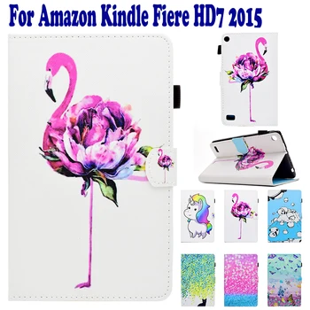 Fashion Color Painted Flip PU Leather Silicone Stand Case For Amazon Kindle Fire HD 7 inch 2015 2017 Tablet PC Case Cover capa
Fashion Color Painted Flip PU Leather Silicone Stand Case For Amazon Kindle Fire HD 7 inch 2015 2017 Tablet PC Case Cover capa