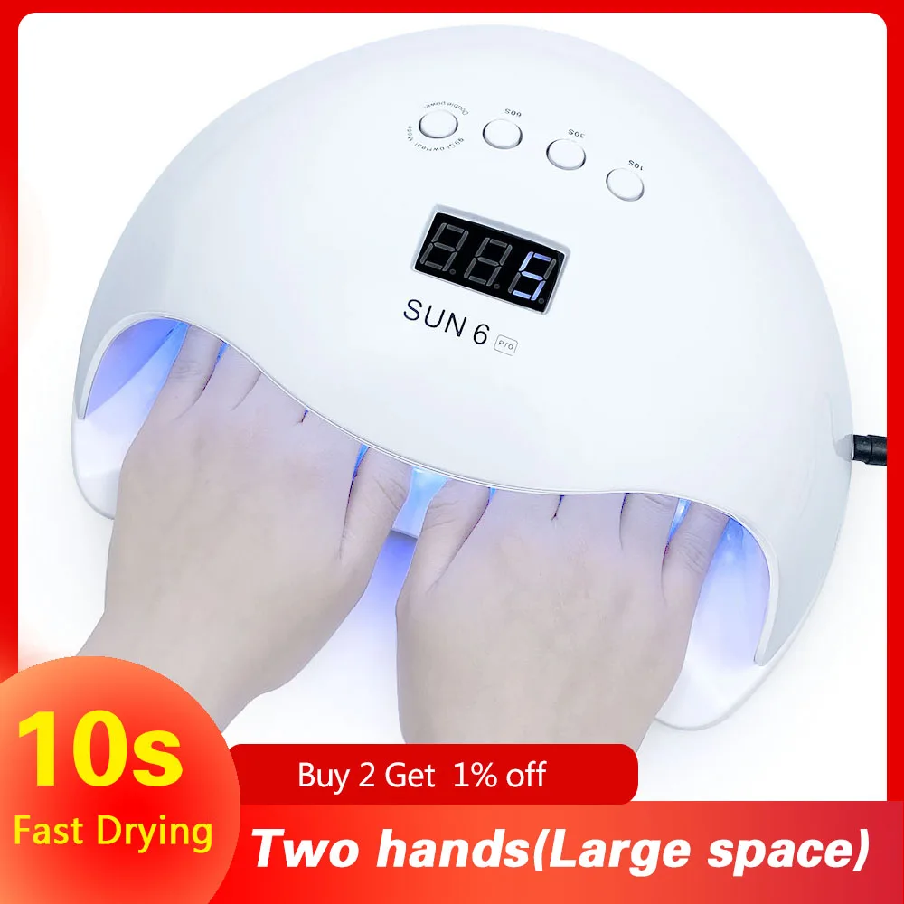SUN6 PRO 72W UV Lamp LED Nail Lamp Fast Drying For All Gel Polish Two Hands Nail Dryer Auto Sensor Sun Light Manicure Tools
SUN6 PRO 72W UV Lamp LED Nail Lamp Fast Drying For All Gel Polish Two Hands Nail Dryer Auto Sensor Sun Light Manicure Tools