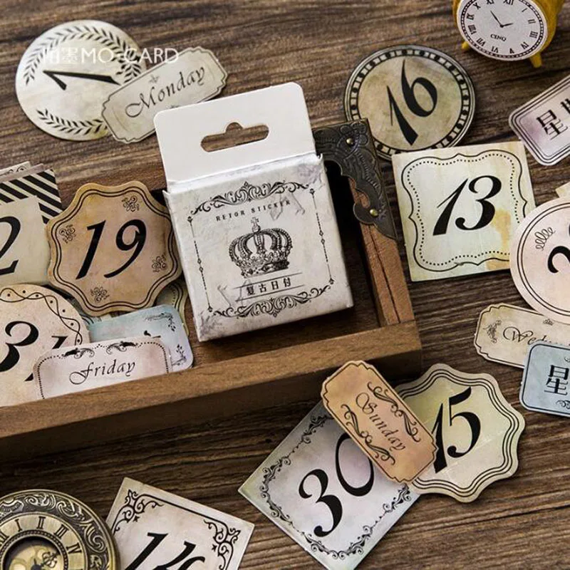 Retro Time Date Cute Sticker Creative Mobile Album Album Diary Decoration DIY Scrapbook Sticker Sealing Sticker Stationery
Retro Time Date Cute Sticker Creative Mobile Album Album Diary Decoration DIY Scrapbook Sticker Sealing Sticker Stationery