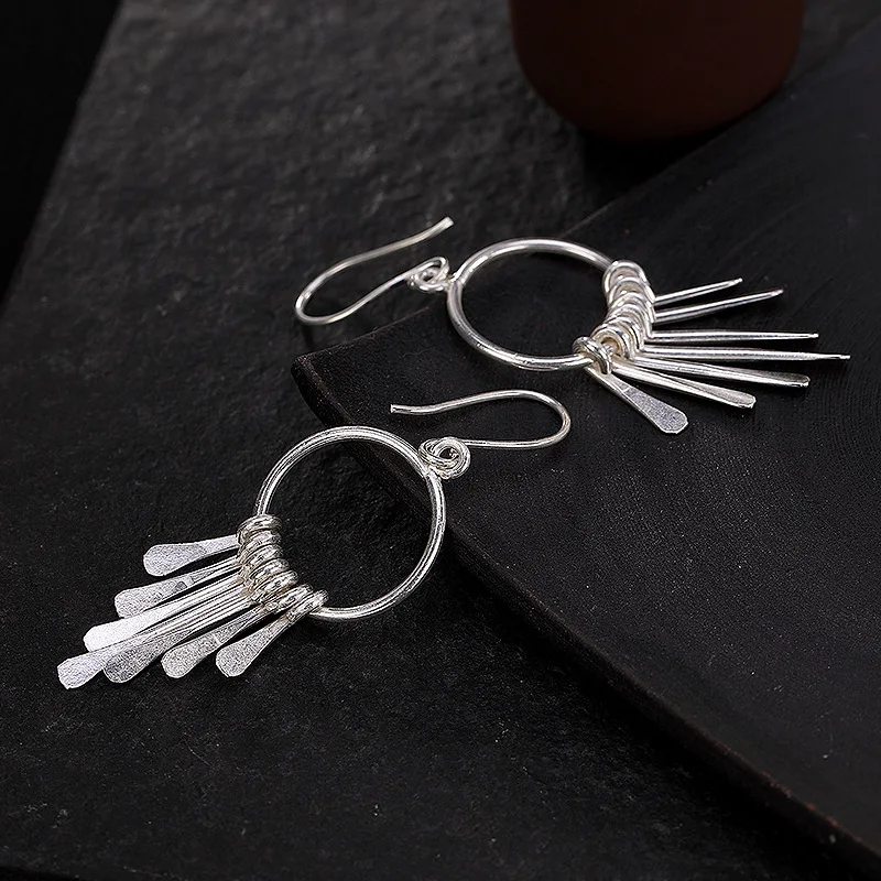 Baroque style S925 Fine Jewelry Drop Earrings Antique store Unique Style Sterling Silver Vintage Nature Retro Exquisite
Baroque style S925 Fine Jewelry Drop Earrings Antique store Unique Style Sterling Silver Vintage Nature Retro Exquisite